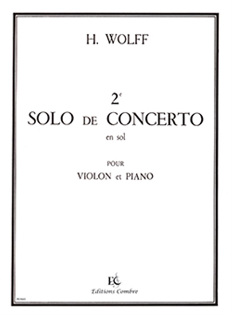Solo de concerto n°2 en sol